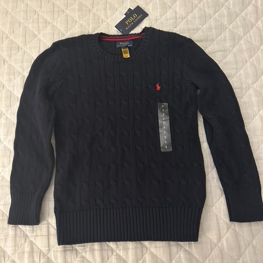 RALPH LAUREN SWEATER - NWT - SIZE 7